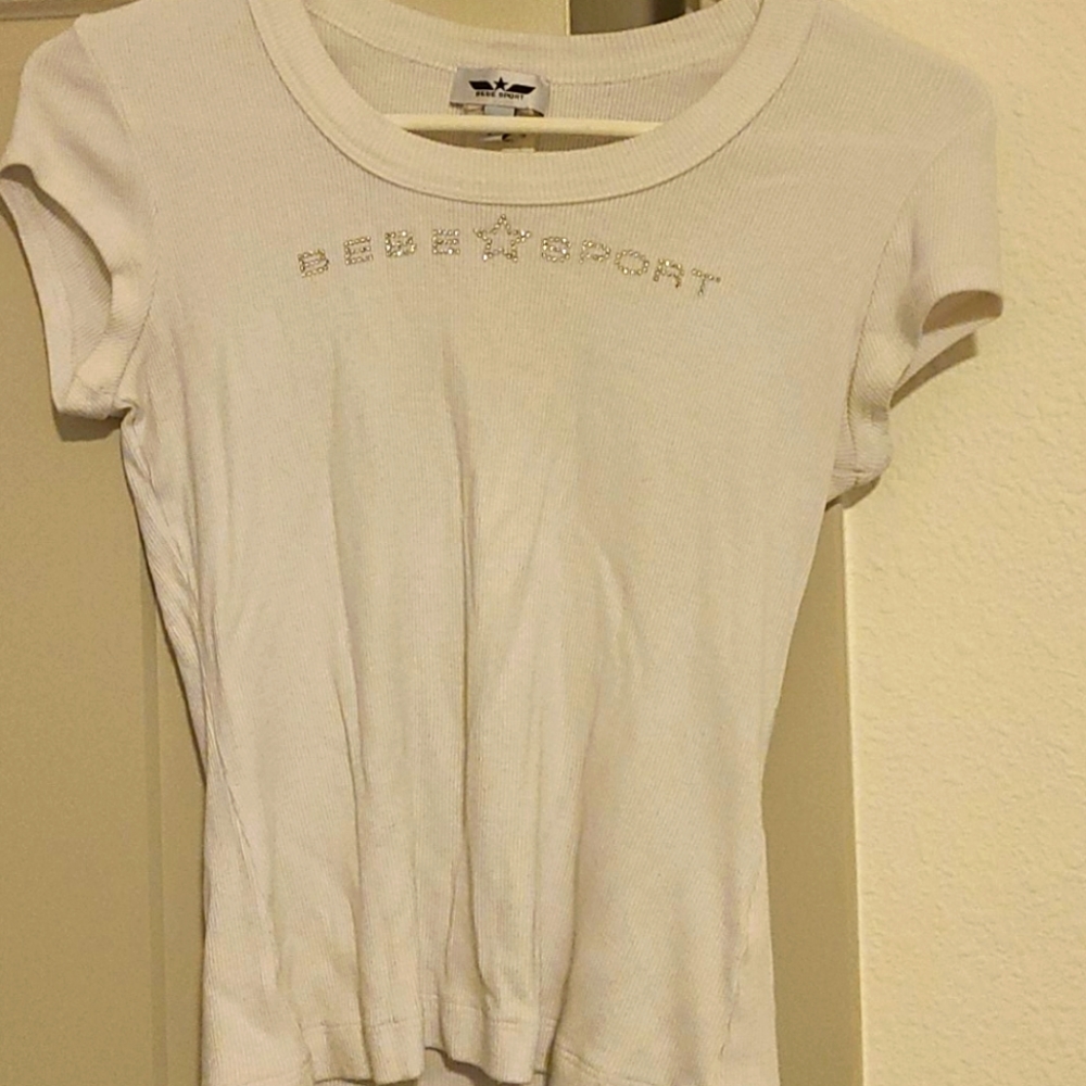 Bebe ribbed T shirt